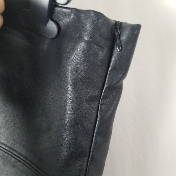 NWT Jolt faux leather black mini skirt juniors size 7 (192) - Picture 7 of 9